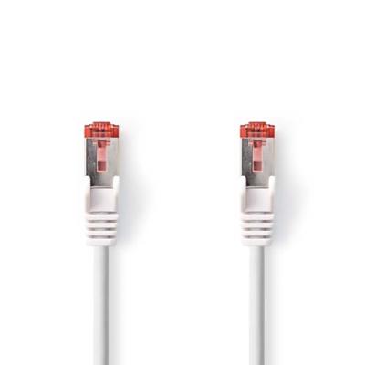 Nedis CAT6 Netwerkkabel | RJ45 Male | RJ45 Male | S/FTP | 1.50 m | Rond | LSZH | Wit | Label - CCGL85221WT15