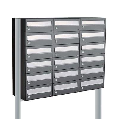 Allux Hive Set 3-Breed, 6-Hoog Op Statief Antraciet - 40030065_3x6s