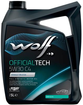 Wolf motorolie "officialtech c4". motoroil 5w30 5l officialtech c4 Wolf motorolie "officialtech c4". motoroil 5w30 5l officialtech c4