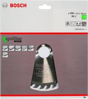 Bosch Accessories Optiline 2608640616 Hardmetaal-cirkelzaagblad 190 x 30 x 2.6 mm Aantal tanden: 36 1 stuk(s) - thumbnail