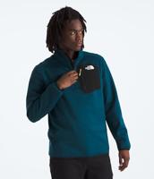 The North Face Crest 1/4 Zip Fleece Heren Midnight Petrol - TNF Black M - thumbnail