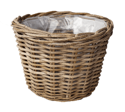 Mand Antiek Grijs Ø35cm Mand Antiek Grijs Ø35cm
