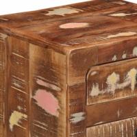 Nachtkastje 2 st 37x32x50 cm massief gerecycled hout - thumbnail