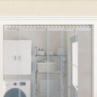 Montagerail 1 m roestvrij staal zilverkleurig - thumbnail