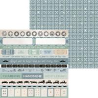 Kaisercraft • barber shoppe double-sided 30,5x30,5cm clippers - thumbnail