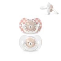 Set van 2 symmetrische fopspenen - SUAVINEX - Night&Day Wild&Free - SX Pro - 6 tot 18 maanden - Roze - thumbnail