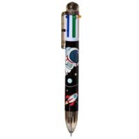 Hello Space Meerkleurige Pen (6 kleuren) - thumbnail