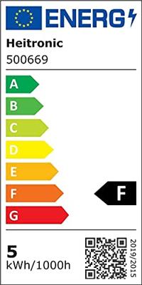 Heitronic 500669 LED-module Energielabel: F (A - G) 5 W Warmwit Wit