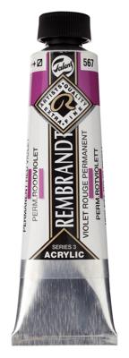 Rembrandt Acrylverf Tube 40 ml - Permanentroodviolet 567