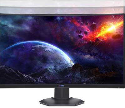 Dell S2721HGF Gaming-pc-scherm, 27 inch, Full HD, gebogen, 144 Hz, 1 ms, AMD FreeSync NVIDIA G-Sync, zwart