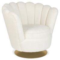 Bold Monkey Mother Of All Shells fauteuil teddy naturel - thumbnail