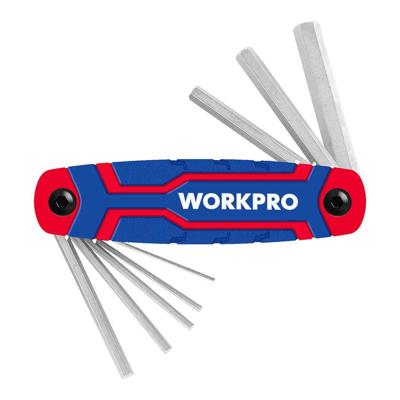 WorkPro Inbussleutel Dop (zeskant) 1.5 mm, 2.0 mm, 2.5 mm, 3.0 mm, 4.0 mm, 5.0 mm, 6.0 mm, 8.0 mm