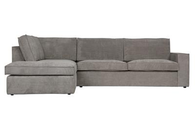 WOOOD Hoekbank 'Thomas' Links, kleur Groengrijs