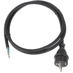 Voedingskabel rubber 1.5 m 3g1.5 cee 7/7-stekker naar vrij uiteinde Velleman - Velleman