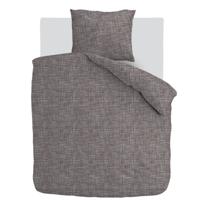 Cotton Rich Collection Dekbedovertrek - Linnen-Look - Antraciet of Blauw - thumbnail