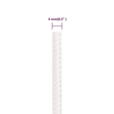 Boottouw 4 mm 250 m polypropyleen volwit