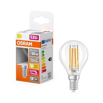 OSRAM HOMELIGHTING 4099854444814 LED-lamp Energielabel D (A - G) E14 3.4 W Warmwit (Ø x h) 45.00 mm x 45.00 mm 1 stuk(s) OSRAM HOMELIGHTING 4099854444814 LED-lamp Energielabel D (A - G) E14 3.4 W Warmwit (Ø x h) 45.00 mm x 45.00 mm 1 stuk(s)