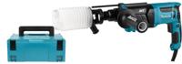 Makita combihamer 230V - HR2631FTJ - SDS plus - 2.4J - 800W - stofafzuigset en verwisselbare boorkop - in Mbox - thumbnail