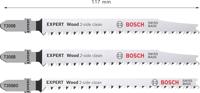 Bosch Accessories 2608900559 Expert Wood 2-side clean set decoupeerzaagbladen, 3-delig, T308B/BO 3 stuk(s) - thumbnail