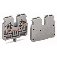 WAGO 869-339 Doorgangsklem Veerklem Lichtgrijs 100 stuk(s) - thumbnail