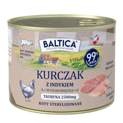 BALTICA Smaki regionów Chicken with turkey - nat kattenvoer - 185g