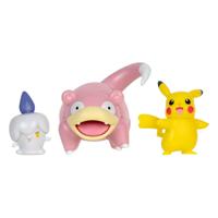 Pokemon Battle Figure Pack - Slowpoke, Litwick & Pikachu - thumbnail