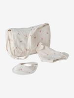 Luiertas voor pop + accessoires CHERRY rood - thumbnail