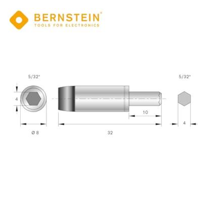Bernstein Tools for Electronics Bernstein Werkzeugfabrik 4-975 Draaimomentadapter 0.5 Nm (max) Bernstein Tools for Electronics Bernstein Werkzeugfabrik 4-975 Draaimomentadapter 0.5 Nm (max)