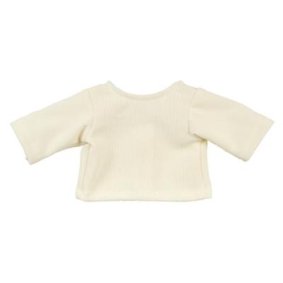 Heless Poppen ribfluwelen jurk hartjesconfetti, 35-45 cm