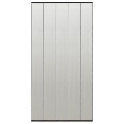 VidaXL Vliegengordijn 5-delig 120x240 cm mesh zwart