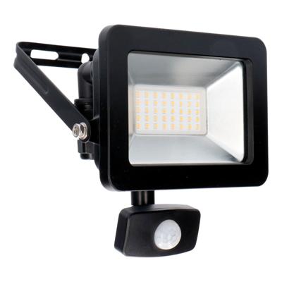 LED&apos;s Light Floodlight 3300 - Met licht- en bewegingssensor - Binnen & Buiten - 30W - Zwart