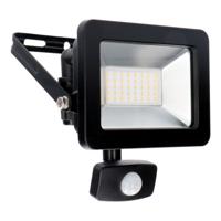 LED&apos;s Light Floodlight 3300 - Met licht- en bewegingssensor - Binnen & Buiten - 30W - Zwart - thumbnail