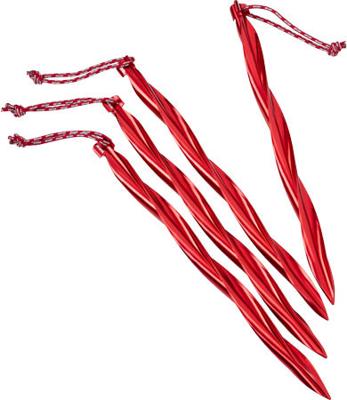 MSR Cyclone Stake Kit Haring Red