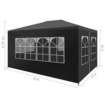 VidaXL Partytent 3x4 m antraciet VidaXL Partytent 3x4 m antraciet