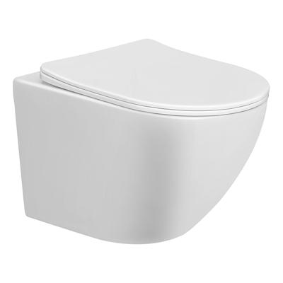 Wiesbaden Wandcloset Nibiru Rimless 48+ cm Incl Soft Close Zitting Wit