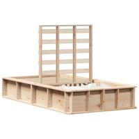 Bedframe met opslag Massief grenenhout 210 x 118 x 30 cm - thumbnail