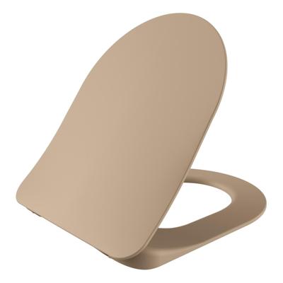 Creavit Wc-Zitting - duroplast - softclose - quick release - Inox Scharnieren - Mat Cappuccino KC0903.01.0800E