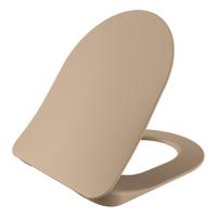 Creavit Wc-Zitting - duroplast - softclose - quick release - Inox Scharnieren - Mat Cappuccino KC0903.01.0800E - thumbnail