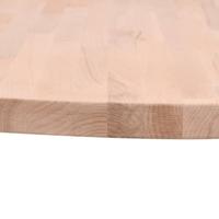 Tafelblad rond Ø60x4 cm massief beukenhout - thumbnail