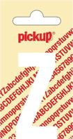 Plakletter Nobel Sticker witte letter Z Pickup - Pickup - thumbnail