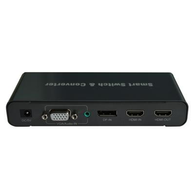 ROLINE HDMI/VGA/DP naar HDMI Converter-Switch