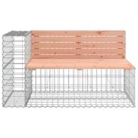 Tuinbank met schanskorf massief douglashout - thumbnail