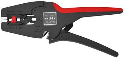 Knipex MultiStrip 10 12 42 195 Automatische striptang 0.03 tot 10 mm² 7 tot 32 Knipex MultiStrip 10 12 42 195 Automatische striptang 0.03 tot 10 mm² 7 tot 32