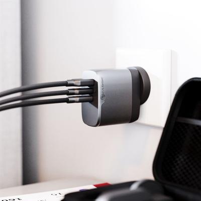 Alogic Rapid Power 3-poorts GaN reisoplader (67W) - Space Grey