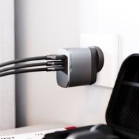 Alogic Rapid Power 3-poorts GaN reisoplader (67W) - Space Grey - thumbnail