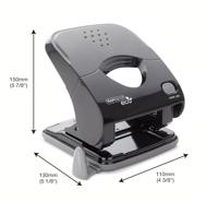 Perforator rapesco germ-savvy x5-40ps 2gaats zwart - thumbnail