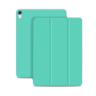 Horizontale Flip ultradunne dubbelzijdige clip magnetische PU lederen case voor iPad Pro 11 inch (2018) met drie-opvouwbare houder & slaap/Wake-up fu