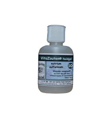 Vitazouten Natrium sulfuricum huidgel nr. 10 30 Milliliter