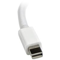 Mini DisplayPort naar VGA-Adapter Startech MDP2VGAW Wit Zwart 0,12 m - thumbnail