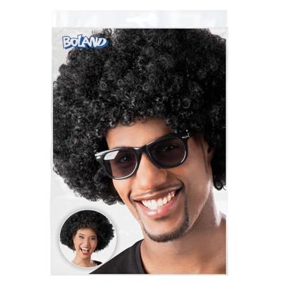 Pruik Afro zwart - thumbnail
